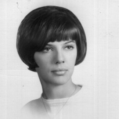 Barbara's graduation picture from Melvindale High School 1967