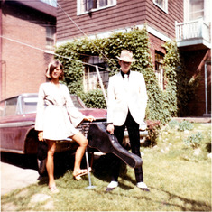Barbara & Bill Gangster pose