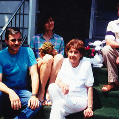 Barbara with Gary & Marion, Rochester