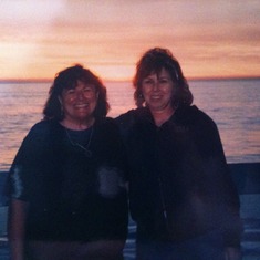 2003 Barbara and Vicki in Newport Beach.