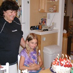 Grandma and Birthday Girl Marissa