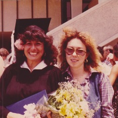 College Graduation day from Cal State Fullerton, with Vicky Gross