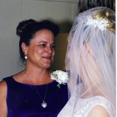 Mom at wedding 2000