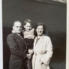 Barney with his parents