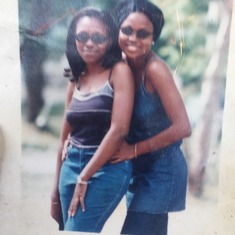 Tare and Bassey in Law School ( My Law school BFF)