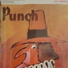 I still have this 1969 Punch cover by Barrington , framed on my wall, depicting Guy Fawkes.