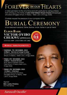 Barrister Oyibo Chukwu
