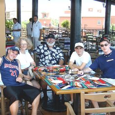 Another lunch at the Los Cabos resort, Baja California. June 2003