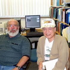Barry and Dick Morita in our OSU office 2000
