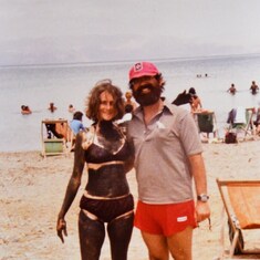 Ev's mudbath at the Dead Sea, fall 1979