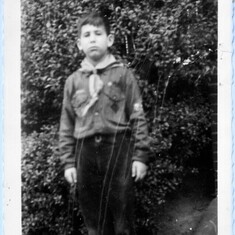 Barry as a cub scout 1953