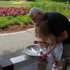 Papa & Chloe at Dallas Arboretum