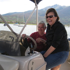Mimi & Papa, Lake Dillon Boat Ride