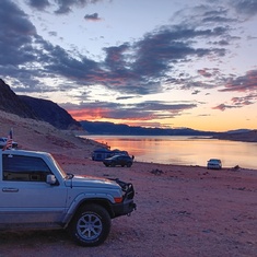 Barry loved sunsets! Lake Mead, Arizona