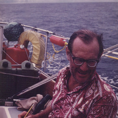 Barry - sailing back from Hawaii 1979