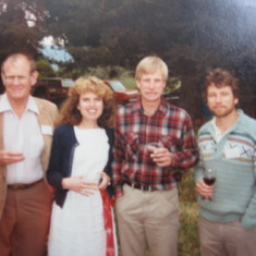 Barry, Paula Thompson
Dave Sterner, Chuck Cesena
1985 reunion
