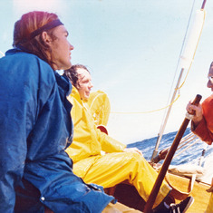 Bound for San Miguel with Jorgen Randers, myself and several other ES people, 1973