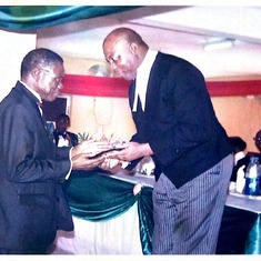 Received Award from NBA Onitsha Branch (Photos Bar.Sir Lawrence Nnodu Ezeanochie with Olisa Agbakoba
