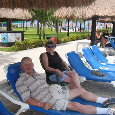 Bea and Ted in Cozumel