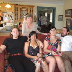 Nana with Matt, Yolanda, Liz and Rob in Maine
