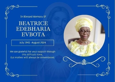 Beatrice Edebharia Evbota