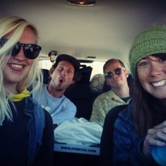 Our awesome road trip crew.