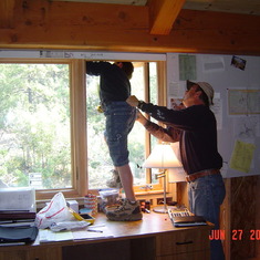 Beau working with Tom Lydick on their House 2005