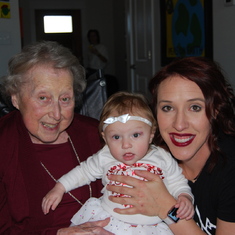Great Grandma Bee, Nat and Stephanie