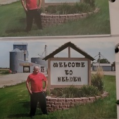 Dad in Belden, Nebraska 