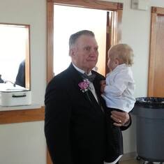 Grandpa and Isaiah at my wedding
