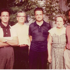 The Wilsons - from left Ben, C. Ben, Fred, Marjorie Gayle, and John