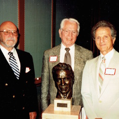 Ben with close friend and admired peer, Pepper Jenkins. He sculpted a bust of Pepper now residing in AMA building in Chicago, IL