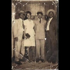 My Father (Eddie Christian) his brother, Moma and her bro