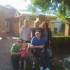 Uncle stevan mum aunty jean Rebecca and uncle Ben and oliver