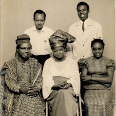 Dad, Mum & Friends @ Uwani, Enugu (1st Sept. 1966)