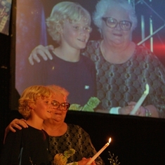 2003 Candlelighting at Darren's Bar Mitzvah