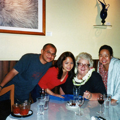 Honolulu Jan 2002 with Rasjid, Fita, Benji and Myaing