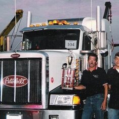 ME AND DAD AT A TRUCK SHOW