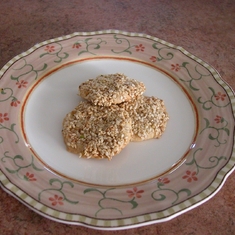 My Sesame Cookies three -(photo and title by bernadette)