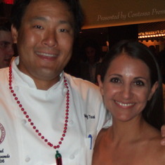 Chef Ming Tsai and Bernadette