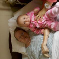 Mom and her first Great Grandaughter Sophia Grace