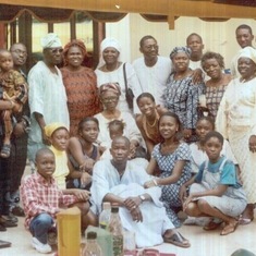 Mommie, the matriarch, with the Lawson Dynasty, 2003 at the  Ota Place.