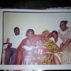 Mommie and the Apata Lawsons with Mama Keke, some years back