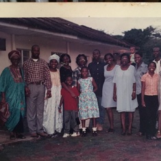 Mommie and family at Sade’s 21stApril 2000