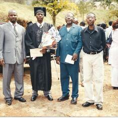 Ben & Dad at Emma Asobo's graduation