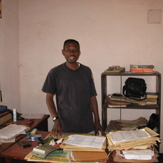 June 2007 - Ben in his Office at CCC Mankon