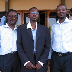 Nov-2003 - During Joy Asobo's Wedding: Mathias, Ben & Edwin
