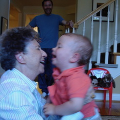 Grandma and Ryan loved to laugh together