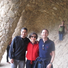 Gordon and David took Bernice to Barcelona, Spain for a big birthday present surprise (Old City)