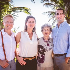 Jill, Sara, Grandma, Evan